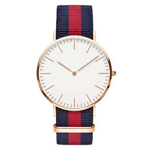 Load image into Gallery viewer, Fashion England Trend Simple Canvas Strap Watches