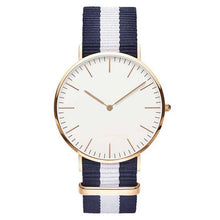 Load image into Gallery viewer, Fashion England Trend Simple Canvas Strap Watches