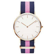 Load image into Gallery viewer, Fashion England Trend Simple Canvas Strap Watches