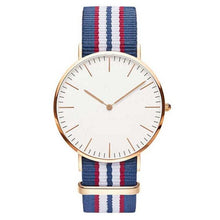 Load image into Gallery viewer, Fashion England Trend Simple Canvas Strap Watches