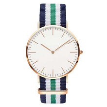 Load image into Gallery viewer, Fashion England Trend Simple Canvas Strap Watches