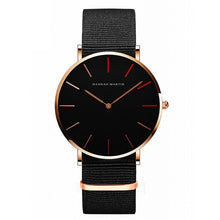 Load image into Gallery viewer, Casual Quartz Waterproof Fabric&amp;Leather Watchband Sports