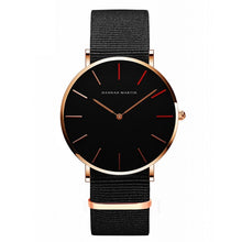 Load image into Gallery viewer, Casual Quartz Waterproof Fabric&amp;Leather Watchband Sports